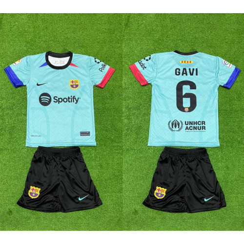 8035 Детски футболен комплект Barcelona GAVI 6